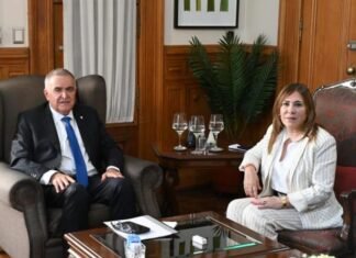 El gobernador Jaldo recibió a la senadora nacional Beatriz Ávila