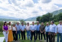 Acevedo y Amaya inauguraron una oficina de información turística en Escaba