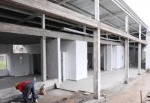 El Chañar: avanzan las obras del nuevo edificio de la Escuela de Nivel Inicial N° 60