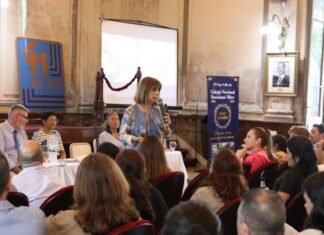 Montaldo acompañó las Primeras Jornadas Institucionales de docentes