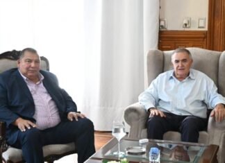 Jaldo y el legislador Argañaraz hablaron de obras para la zona este provincial