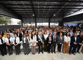 Jaldo inauguró el Centro Educativo de Jóvenes y Adultos de Aguilares