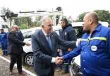 Jaldo inauguró un pozo de agua en el Liceo Militar y garantizó el abastecimiento a barrios vecinos