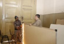 Realizan reparaciones en la Escuela Normal Juan Bautista Alberdi