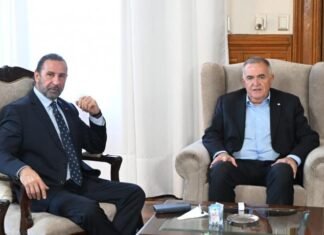 Jaldo y Juri analizaron la situación económica, el transporte y el planeamiento urbano