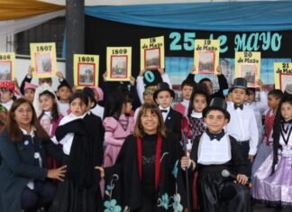 Celebraron el 25 de Mayo en la Escuela N.º 71 de La Madrid