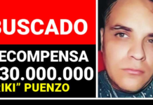 Ofrecen una recompensa de $30 millones por información sobre el prófugo “Riki” Puenzo