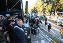 Jaldo encabezó el 54° aniversario de la municipalización de Banda del Río Salí