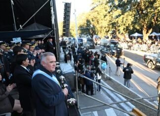 Jaldo encabezó el 54° aniversario de la municipalización de Banda del Río Salí