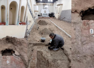 La intervención arqueológica en la Iglesia de Chicligasta permitió identificar un piso original de 1797