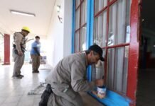 Intensifican tareas de mantenimiento en escuelas para el retorno a clases