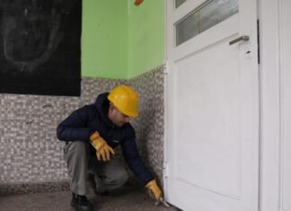 Avanzan los trabajos en la ENI Patricias Argentinas previa a la vuelta a las aulas