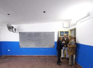 Más de 60 escuelas fueron reacondicionadas para el regreso a clases tras el receso invernal