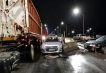 Dos personas resultaron heridas tras un violento accidente vehicular en el acceso a Aguilares