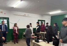Montaldo acompañó a la comunidad de Villa Muñecas tras el asalto a una alumna