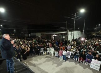El Gobernador inauguró obras de infraestructura en el B° 25 de Mayo