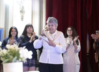 Alumnos participaron de un conversatorio con la historiadora Lucía Mercado