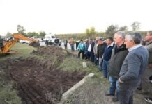 Jaldo llevó a cabo la supervisión de trabajos de canalización y limpieza de desagües.