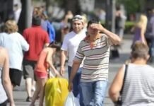 Prevén un viernes muy caluroso con temperaturas máximas de 36 grados en la provincia.