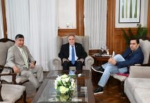Jaldo se reunió con Acevedo y Mansilla para revisar la agenda legislativa y de gestión.